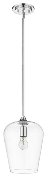 Z-Lite 473P9 Joliet 9"W Mini Pendant - Chrome