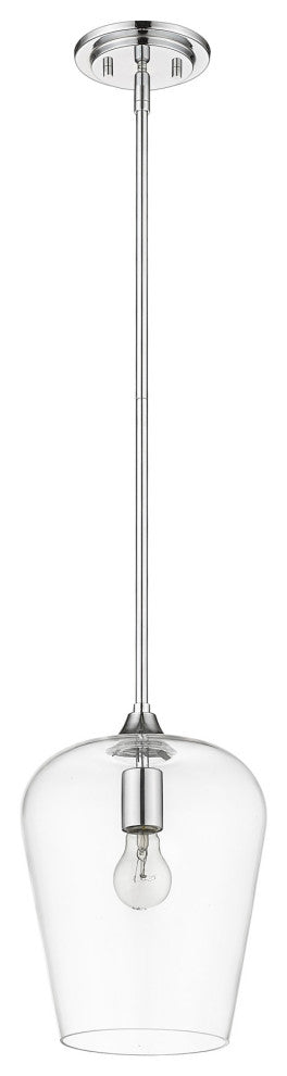 Z-Lite 473P9 Joliet 9"W Mini Pendant - Chrome