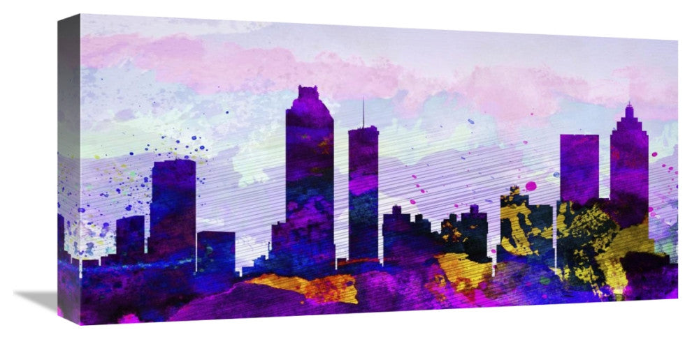 "Atlanta City Skyline" Fine Art Print