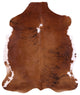 6' 5" X 5' 3" Natural Cowhide Rug C1804
