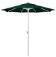 7.5' Aluminum Umbrella Push Tilt, Sunbrella, Forest Green