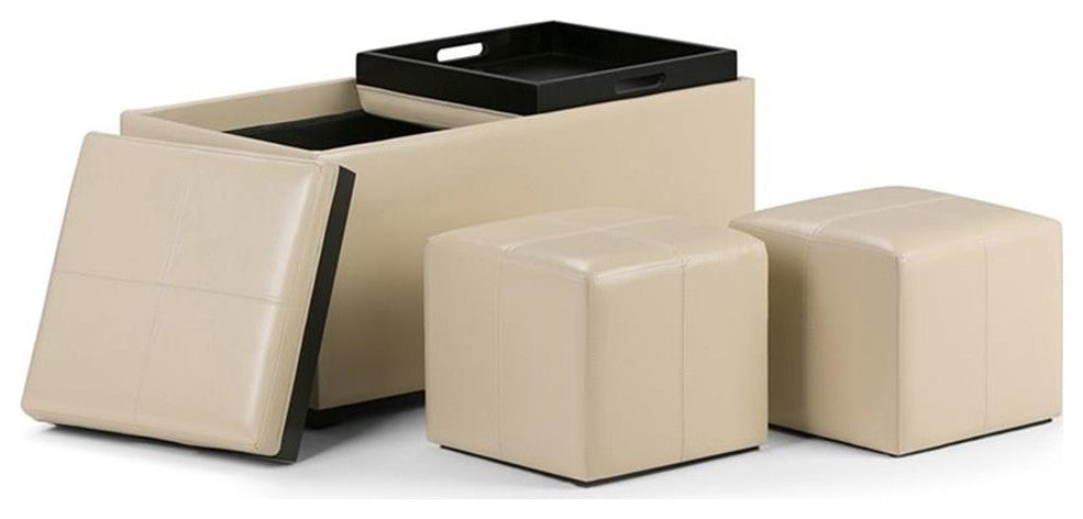 Avalon 5 Piece Storage Ottoman