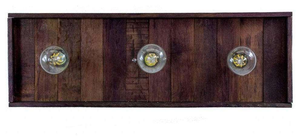 Wine Barrel Wall Vanity Light - Kale - Made from reclaimed California wine tanks