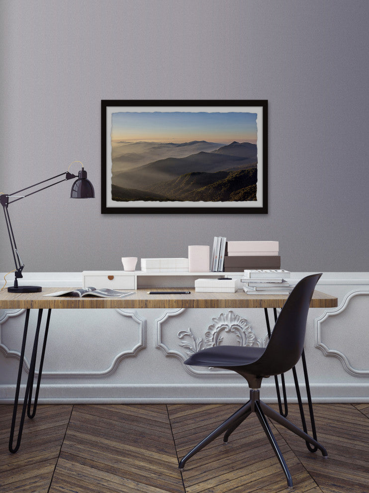 "Only Way to Go Is Up" Framed Painting Print, 36x24