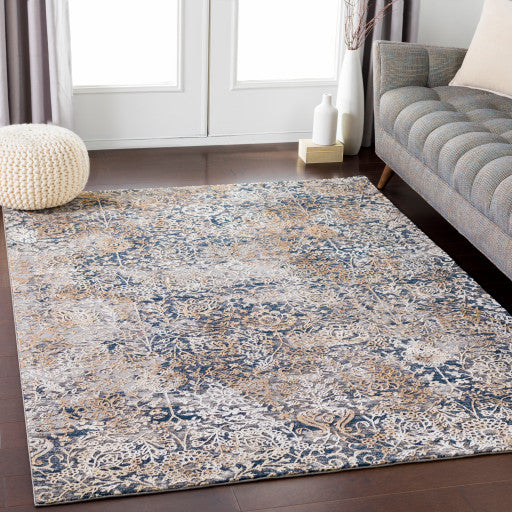 Surya Topkapi TPK-2303 5'3"x7'3" Rug, Camel/Taupe/Black/Cream/Khaki