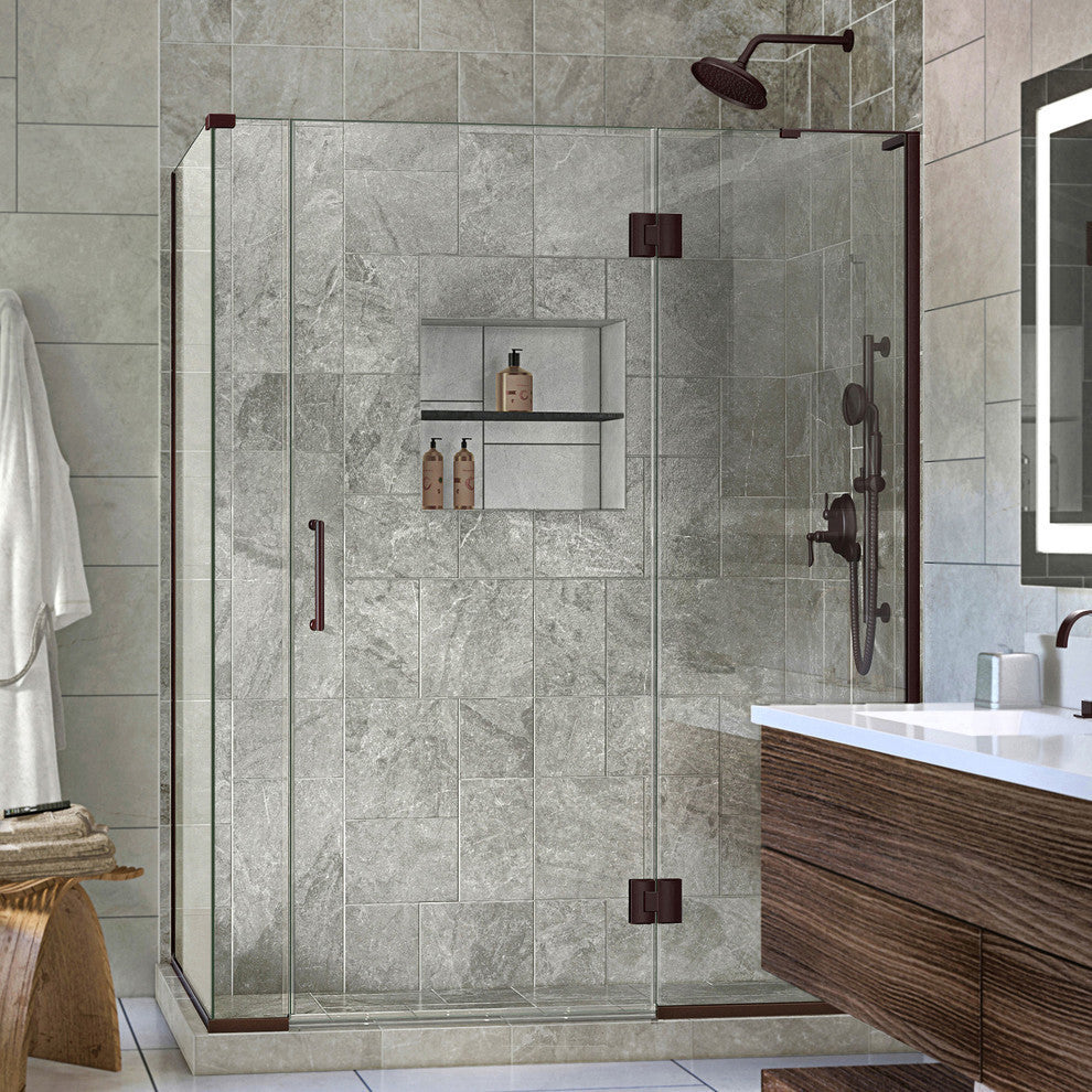 Dreamline Unidoor-X 58"x34.375"x72" Hinged Shower Enclosure
