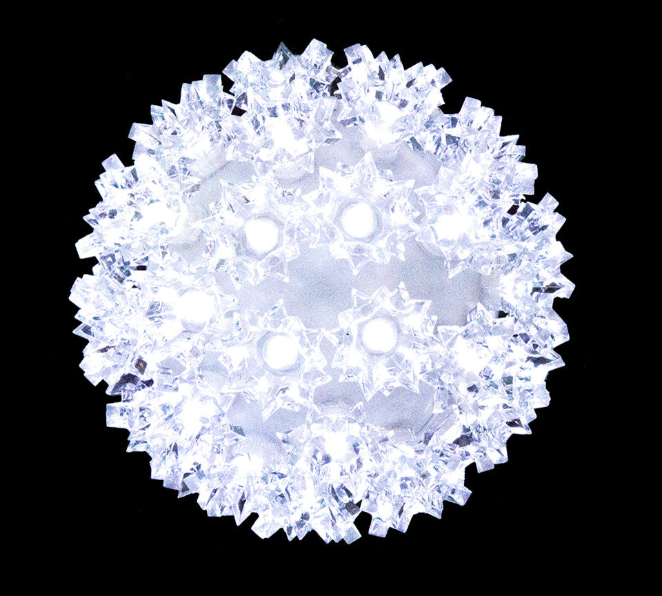 S-150Sph-Pwst-10 - 150L LED 10" Sphere Pure White With 50 Strobes
