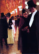 Catherine Engelhart Amyont Parisian Soiree, 18"x27" Wall Decal