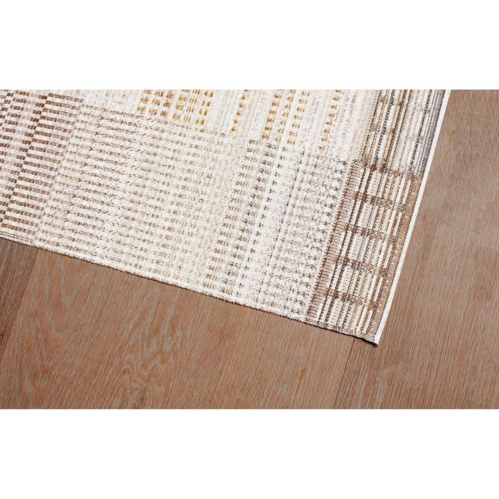 Ava Grid Area Rug - Neutral, 7'10"x9'10"