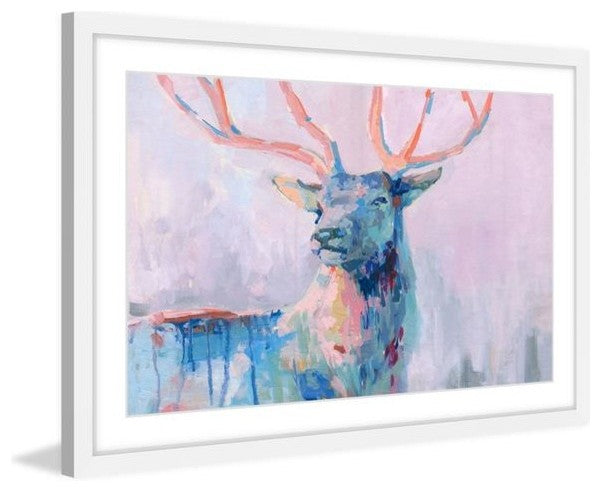 "Majestic Deer" Framed Painting Print, 45"x30"