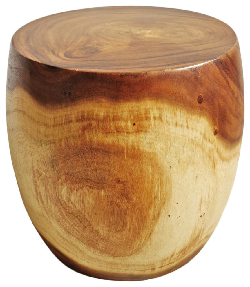 Monkey Pod Drum Stool Table 9