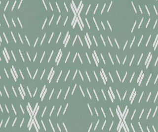30x60" Dots and Dashes, Geomteric Print Beach Towel, Green