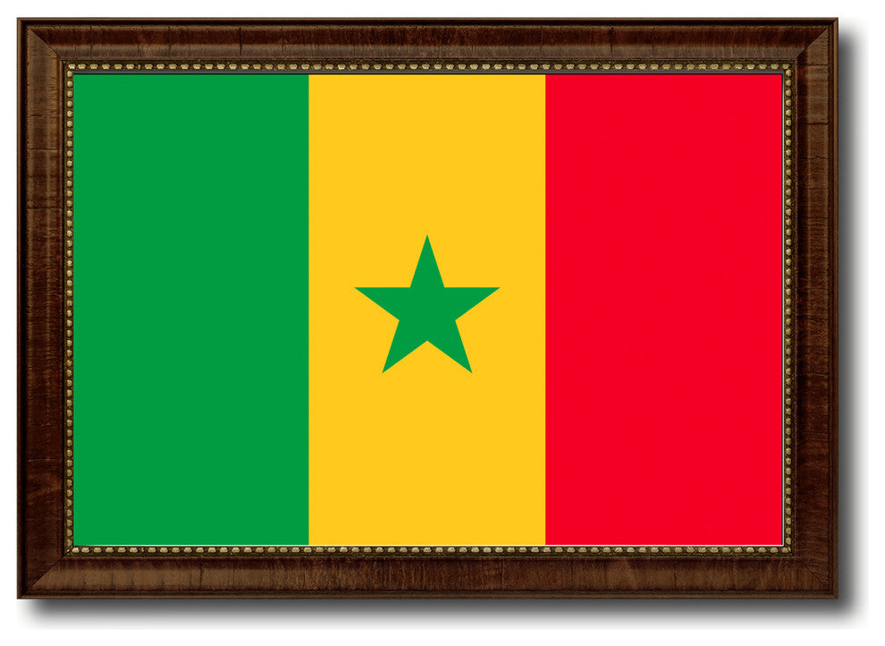 Senegal Country Flag Canvas Print, 21"x30"
