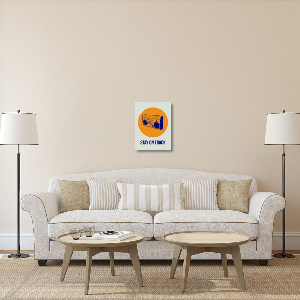 "Stay On Track BoomBox 1" Fine Art Print