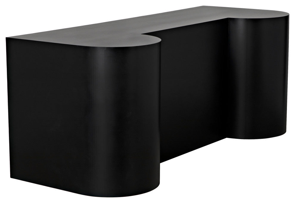 NOIR Furniture - Concierge Desk in Matte Black - GDES197MTB