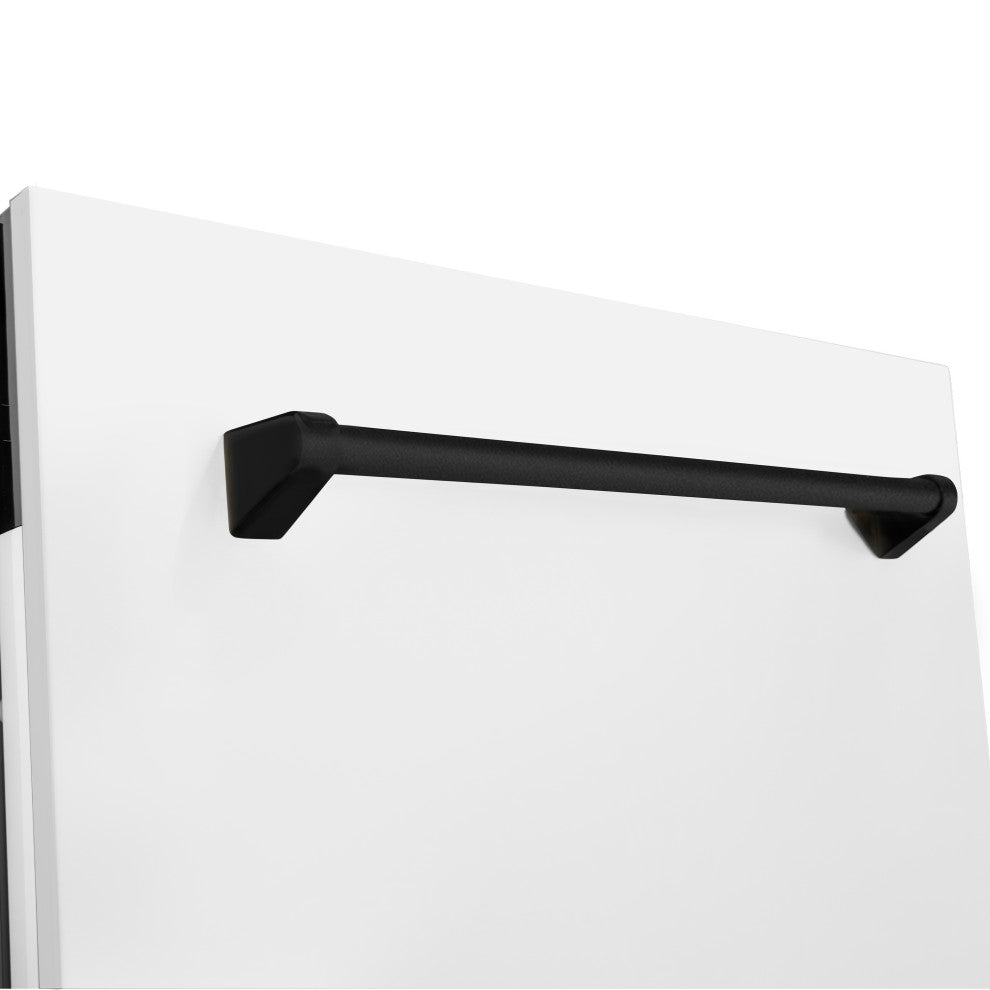 ZLINE 24" Tall Tub Dishwasher, White Matte DWVZ-WM-24-MB