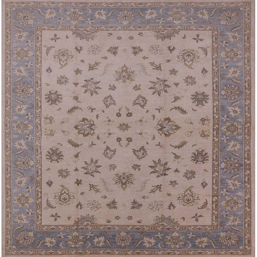 Ahgly Company Indoor Square Mid-Century Modern Area Rugs, 4' Square