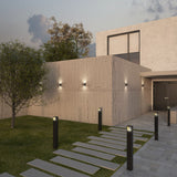 DALS Square Shaped Luminaire LED Path Light, Black