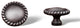 Distressed Nickel RKI Plain Knob with Rope, RKICK9313DN