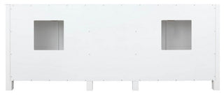 Ziva Transitional White 80" Vanity Cabinet Only