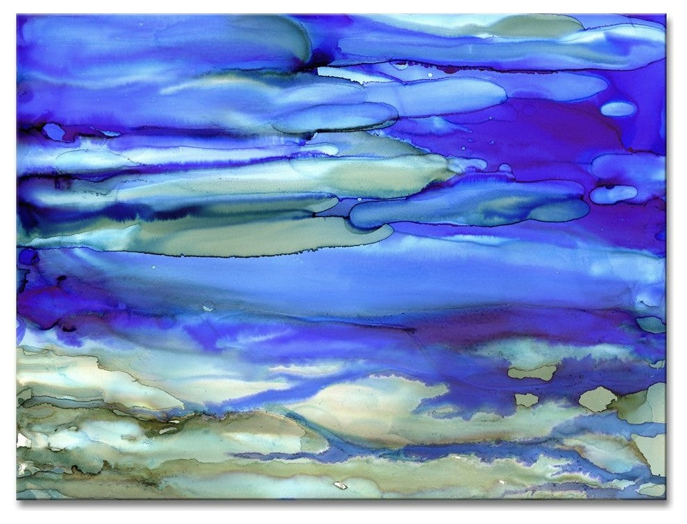 Ready2HangArt 'Ocean Blue' Canvas Wall Decor, 30"x40"