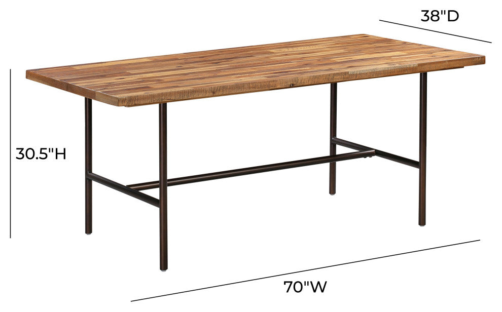 Bushwick Wooden Dining Table