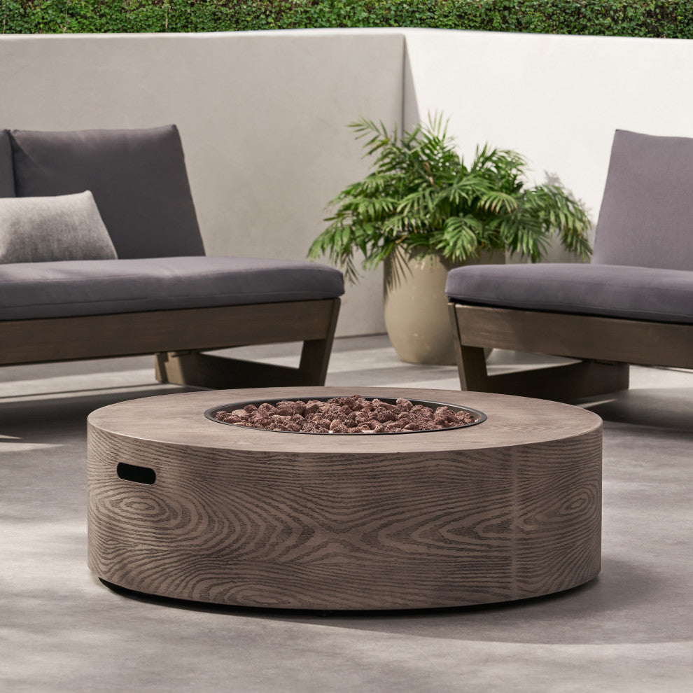 Bremen Outdoor 50,000 BTU Circular Fire Pit, No Tank Holder