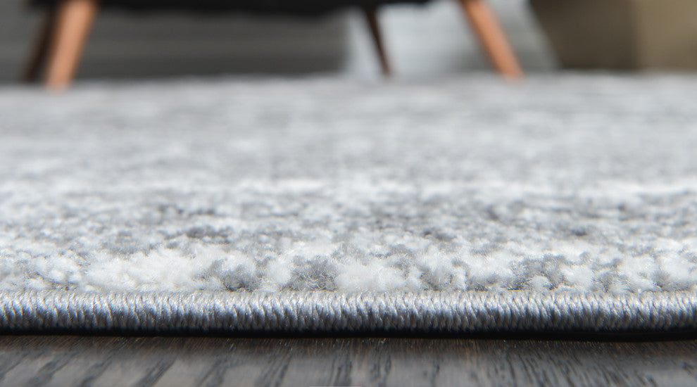 Unique Loom Gray Gabrieli Rosso 5' 0 x 8' 0 Area Rug