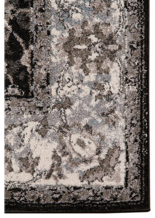 Alessana Cheally Black Bordered Area Rug, 8'9"x11'9"