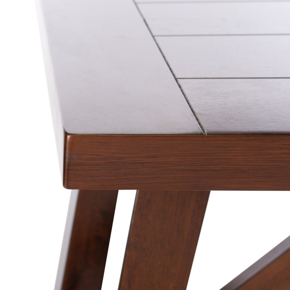 Safavieh Ainslee Rectangle Dining Table, Brown