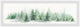 "Snow Covered Pines" Framed Painting Print, 30x10