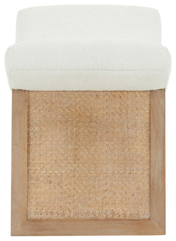 Safavieh Couture Effie Boucle Ottoman