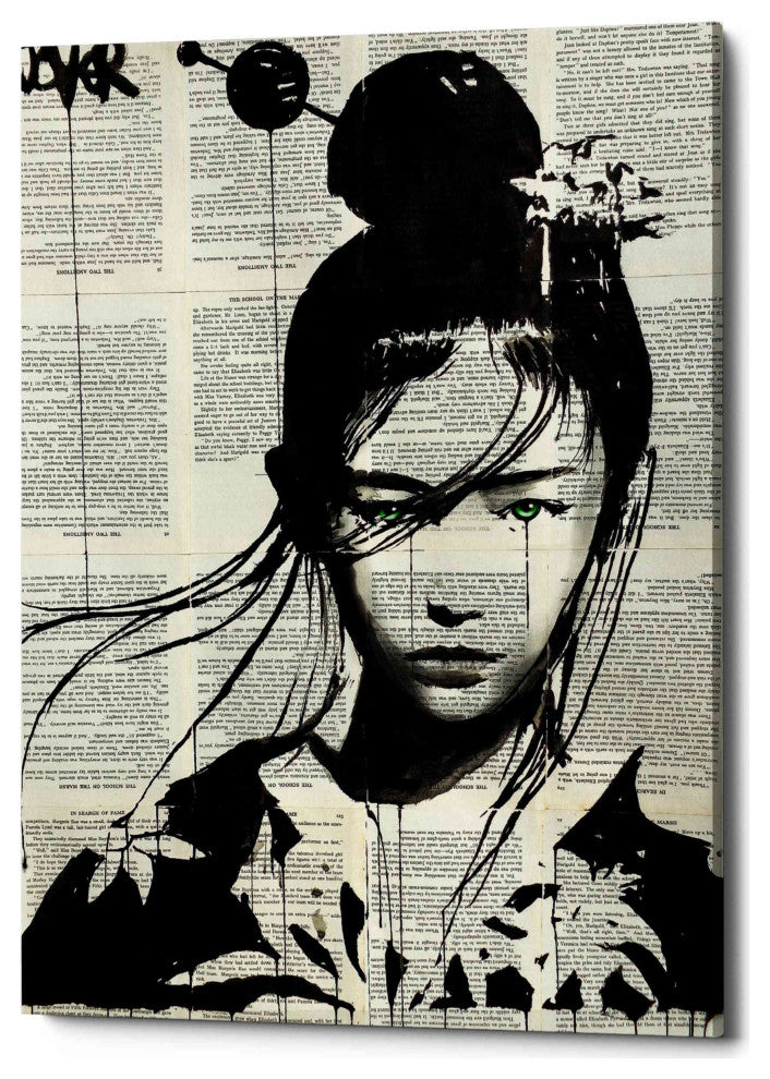 Epic Graffiti "Narumi" by Loui Jover, Giclee Canvas Wall Art, 40"x54"