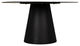 NOIR Furniture - Vesuvius Dining Table, Black Metal - GTAB556MTB