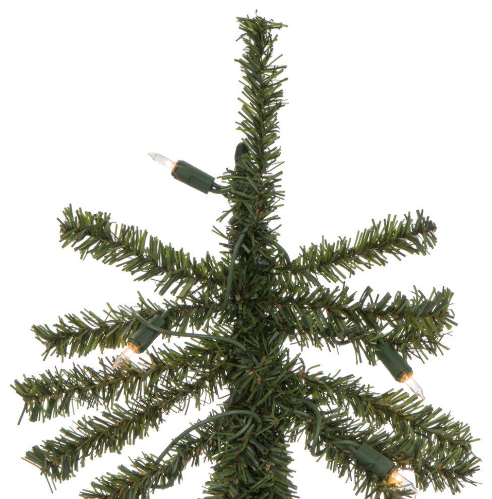 Vickerman Natural Artificial Alpine Tree, 6', Clear Lights
