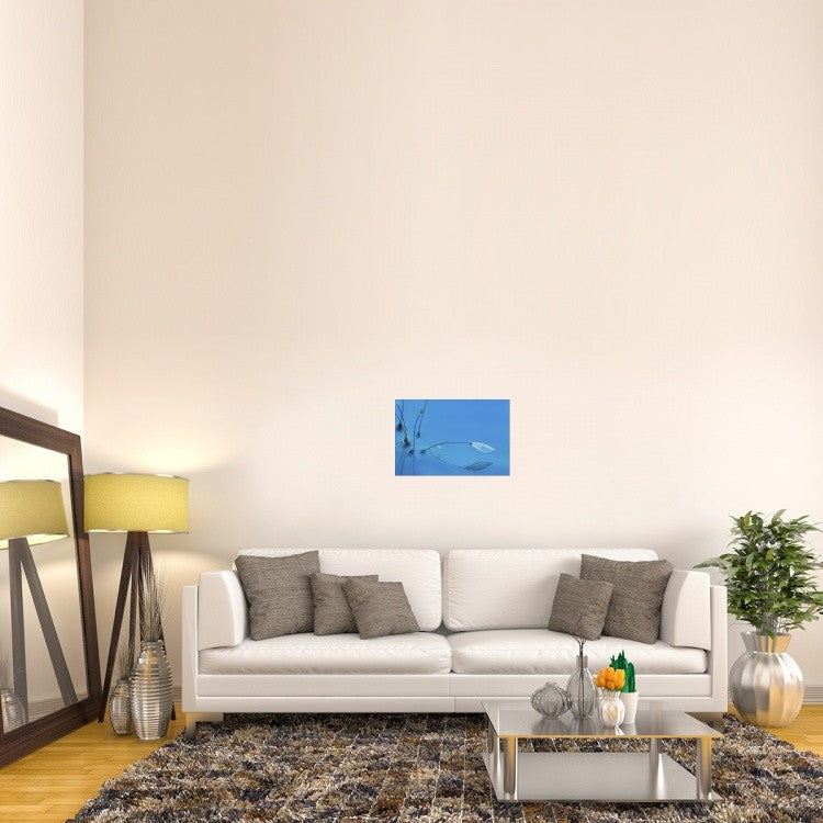 "Blue Water" Stretched Canvas Giclee by Heidi Westum, 24"x16"