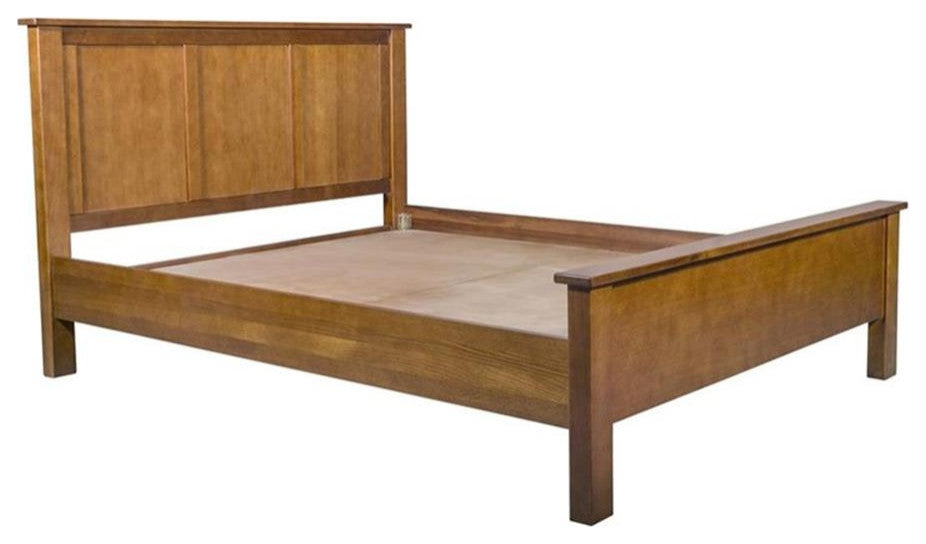 Mission Oak Panel Bed Michael's Cherry