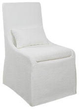Uttermost Coley White Armless Chair