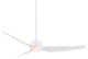 Stella Indoor/Outdoor 3-Blade Smart Ceiling Fan 60" Matte White, Light Kit