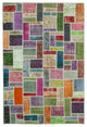 Rug N Carpet - Hand-Knotted Oriental 5' 9" x 8' 4" Vintage Patchwork Area Rug