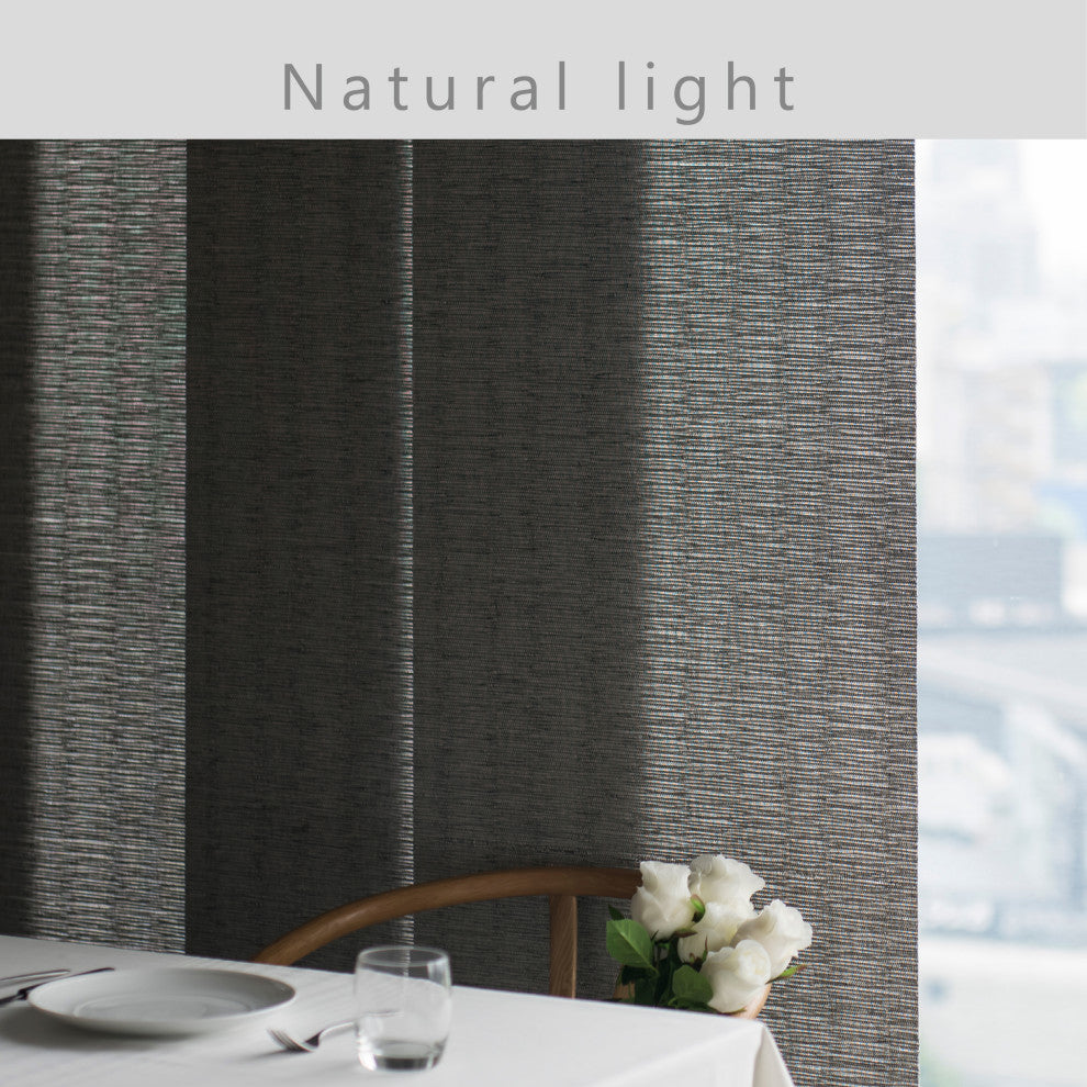 Adjustable Sliding Panel Track Blind 45.8"-86" W x 96" L, Classic, Munich Castle