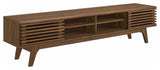 Render 70" Entertainment Center TV Stand in Walnut Walnut