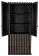 NOIR Furniture - Amunet Hutch in Pale Rubbed with Light Brown Trim - GHUT150PR