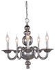 Elegant Lighting Champlain Collection Chandelier, Silver Shade