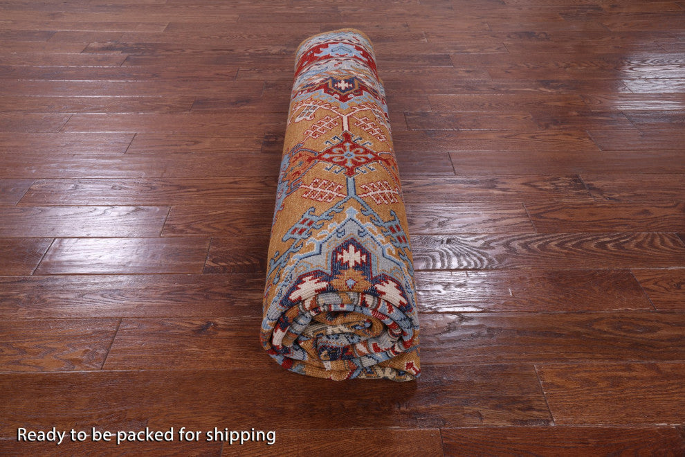 Super Kazak Handmade Wool Rug 8' 0" X 10' 0" Q9501