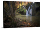 "Cascade des Tufs" Wrapped Canvas Art Print, 48"x32"x1.5"