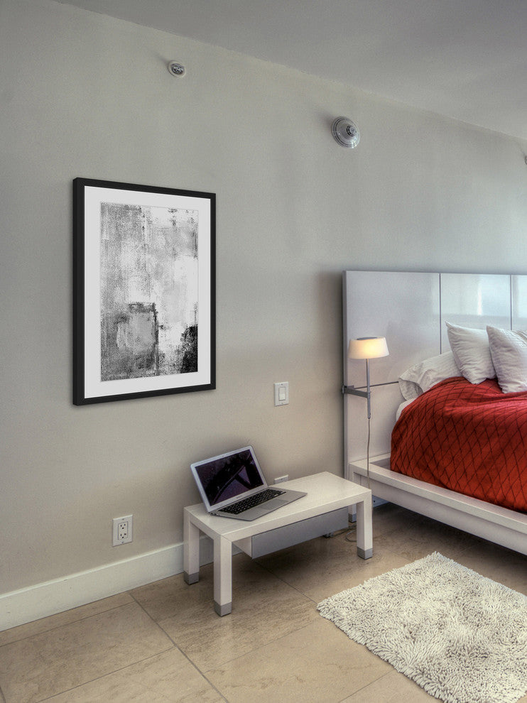 "Deeper Figure" Framed Painting Print, 30"x45"