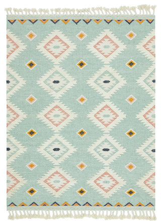 Unique Loom Ivory Mesa Area Rug, Light Blue, 9'x12', Rectangular