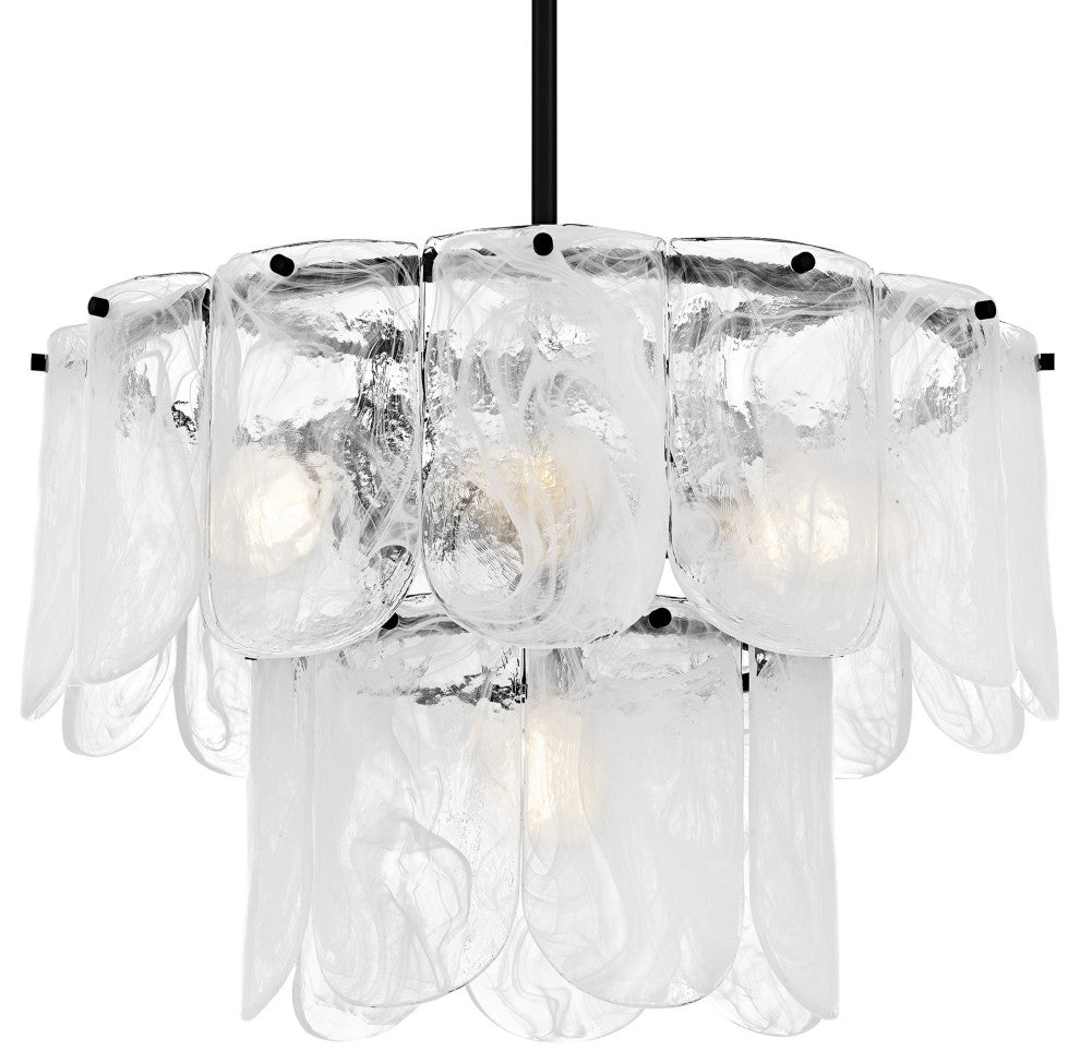 Quoizel CAS2824 Cassidy 5 Light 24"W Pendant - Matte Black