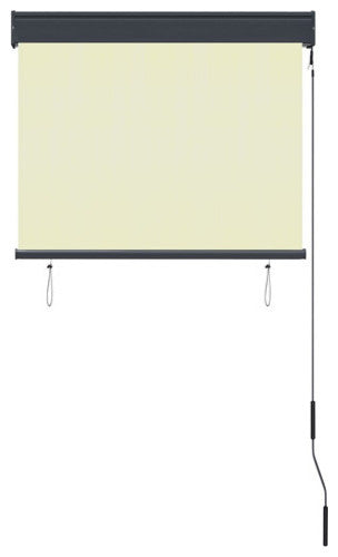 vidaXL Outdoor Roller Blind 31.5"x98.4" Cream